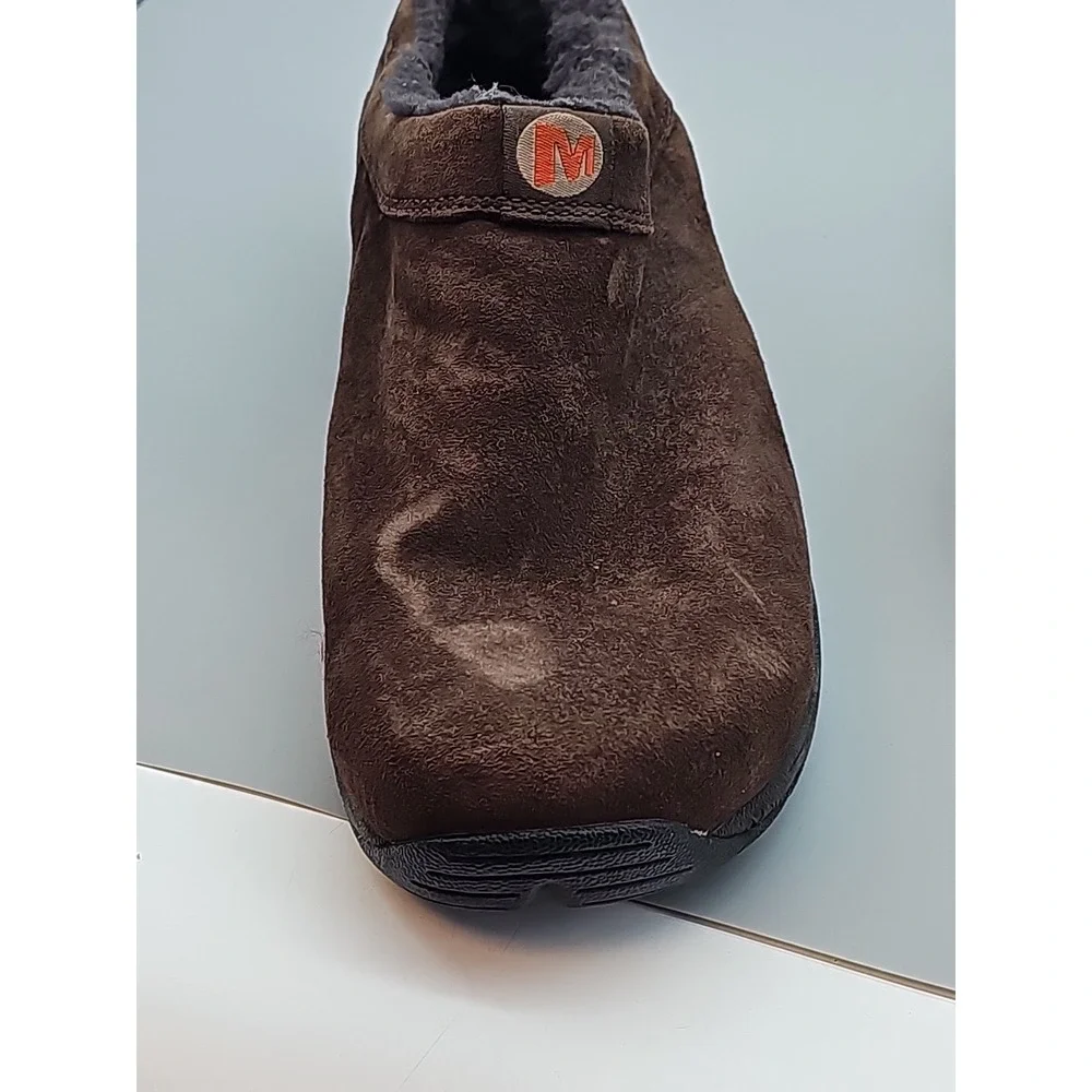 Merrell Primo Chill‎ Slide Suede Shoes Slip-ons J63258 Womens Size 10 Brown